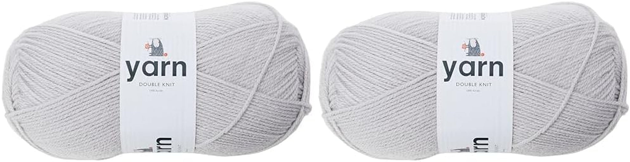 Korbond DK Beige Yarn - 100G Acrylic Wool - Lightweight, Hypoallergenic & Durable Double Knit Crochet Yarn Knitting Wool (290M Total)