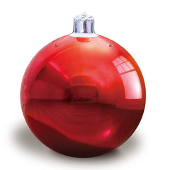 5 Ft Lumations Inflatable Giant Christmas Ornament in Red