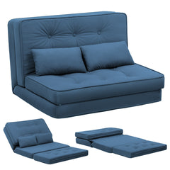 Folding Sofa Bed Adjustable Lazy Tatami Sofa Convertible Floor Couch 5 Levels Adjustable Backrest Lounge Chaise for Living Room Bedroom Guest Room