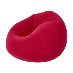 1pc Essential Home Item: Beanbag Sofa - Rose Red Spherical Inflatable Sofa, Large Inflatable Sofa, Complete with Manual Pump, Suitable for Living Room/Porch/Bedroom, Dimensions 100 X 100 X 58.5 Cm
