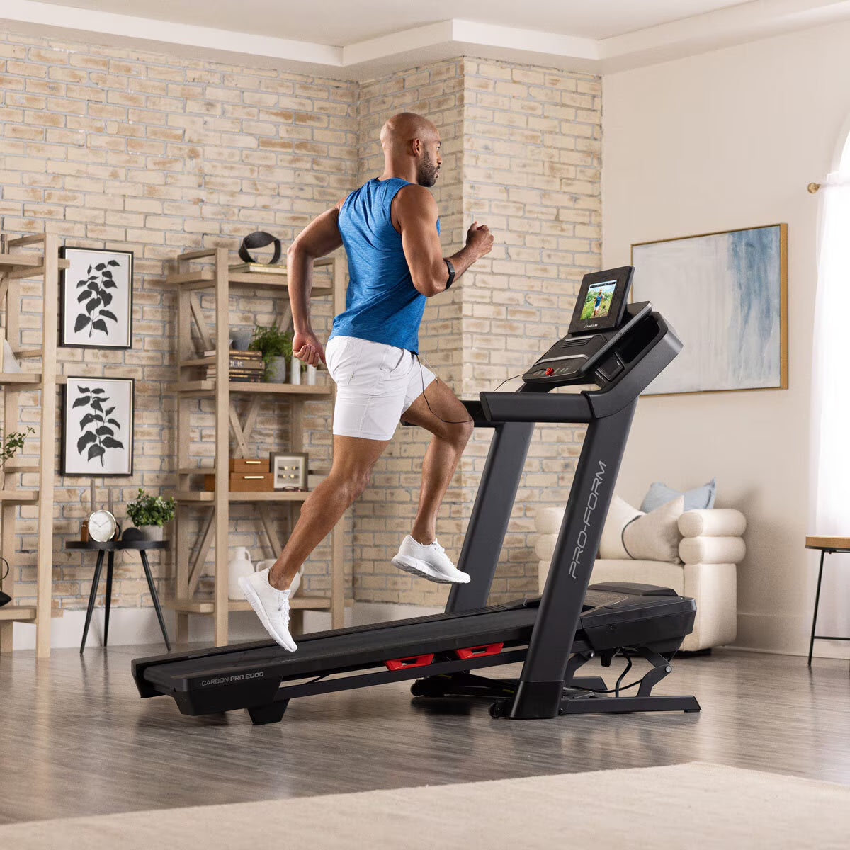 Installed Proform Carbon Pro 2000 Folding Treadmill