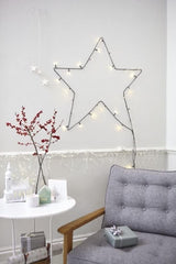 Command Decorating Clips, Pack of 20 Mini Hooks and 24 Small Strips, Transparent - Hanging Clips for Decorations and Fairy Lights, Wall Adhesive - Damage Free
