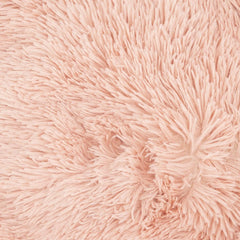 40/50/60/70cm Round Plush Donut Dog/Cat Bed Cuddler Pet Cushion Self-Warming Bed Washable Dog Bed with Non-Slip and Waterproof Bottom Calming Dog Bed