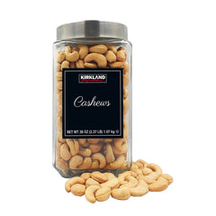 Kirkland Signature Salted Cashews Jar, 1.07Kg