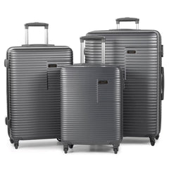 Rock Pacific 3 Piece Hardside Luggage Set in 2 Colours