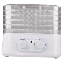 HomeTronix 5 Tray Mini Electric Food Dehydrator Fruit Dryer Meat Vegetables Beef Preserver Machine Beaf Jerk