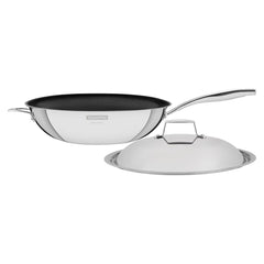 Tramontina Grano Non-Stick Wok with Lid, 32Cm / 5.2L