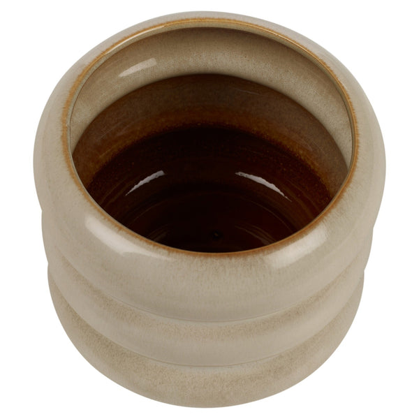 Glossy Ceramic Tube Design Cactus Herb Flower Pot Planter Holder Home Display