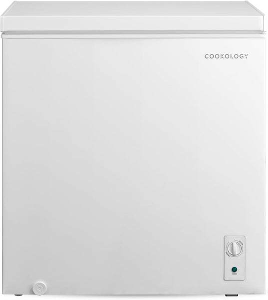 Cookology CCFZ99BK Freestanding Chest Freezer in Black - 99 Litre Capacity - for Kitchens, Outbuildings & Garages - Adjustable Feet & Temperature Controls - 4 Star Freezer Rating