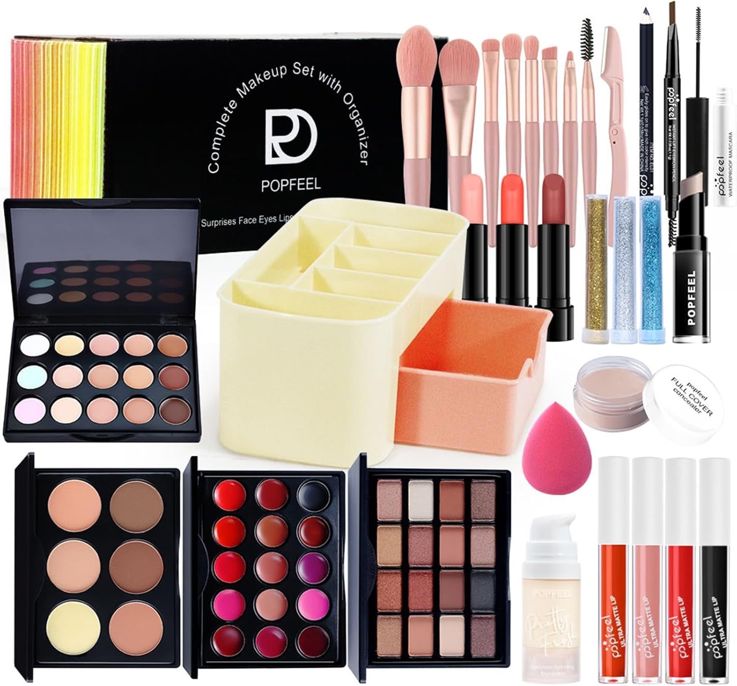 Makeup Kit for Women: Full Kit, All in One Makeup Gift Set, Multi-Purp ...