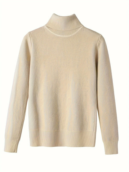 Women's Elegant Casual Cardigan Sweater-Long Sleeve,, High Collar, Keep Warm, Stylish Top for Cold Weather