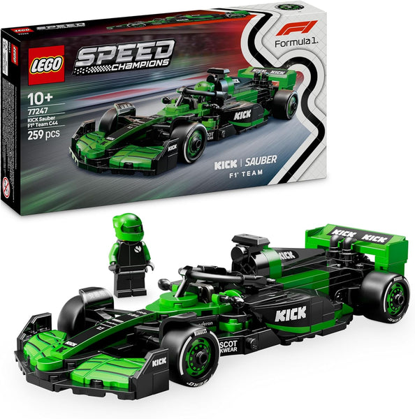 LEGO Speed Champions Ferrari SF-24 F1 Race Car Toy - Model Kit W/A Formula 1 Driver Minifigure - Gift for 10+ Year Old Boys, Girls & Adult Motorsport Fans - Christmas Treat - 77242