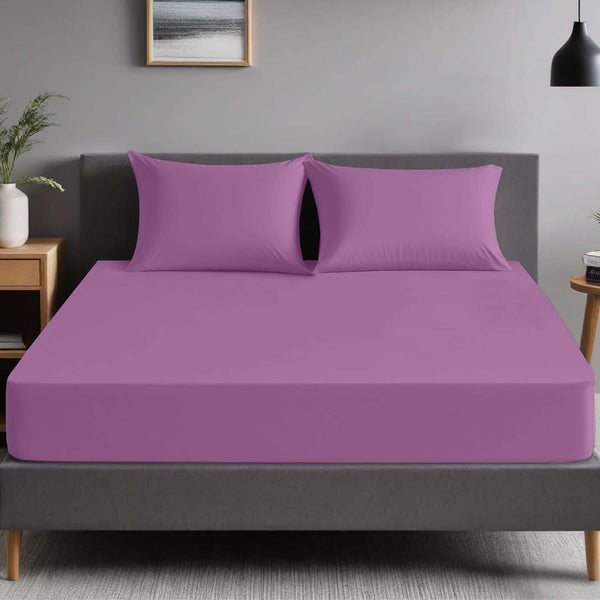 1pc Extra Deep Fitted Sheet, All seasons Bedding Ultra Soft Breathable Microfiber, Wrinkle-Free, Machine Washable, Hotel Quality All Sizes Available
