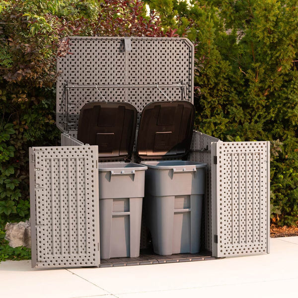 Lifetime 5Ft X 3Ft (1.5 X 0.9M) Horizontal Wood Look 1,300 Litre Storage Shed - Model 60350