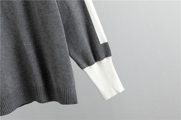 New Casual Checkered Sweater Set for Women - Trendy Style, Ideal for Spring, Autumn, And Winter