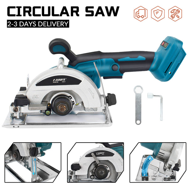 [Machine ONLY]Electric Circular Saw 125mm, Brushless motor,High Power Wood Cutting Saw for Hardwood, MDF, Plywood, Bamboo and PVC Pipe - Corded DIY & Professional Circular Saw