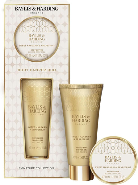 Baylis & Harding Sweet Mandarin & Grapefruit Luxury Pamper Present Gift Set (Pack of 1) - Vegan Friendly