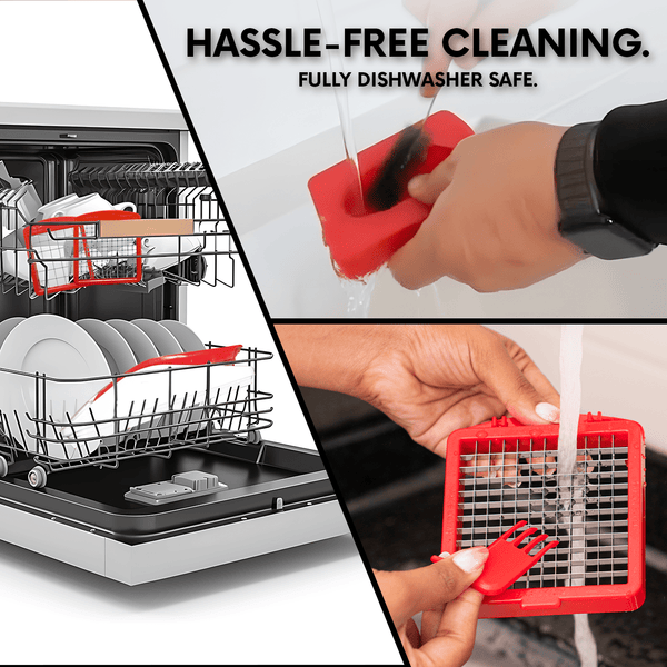 AEX 4-in-1 Manual Vegetable Chopper | Onion Dicer & Slicer | UK Kitchen Gadget | Time-Saving Meal Prep Tool