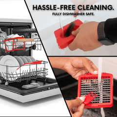 AEX 4-in-1 Manual Vegetable Chopper | Onion Dicer & Slicer | UK Kitchen Gadget | Time-Saving Meal Prep Tool