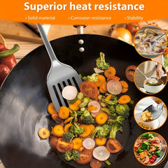 5pcs Stainless Steel Home Kitchen Cooking Tool Utensil Set Spoon Turner Masher
