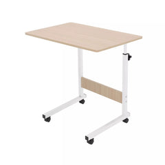 [Versatile Comfort] Adjustable Height Rolling Folding Desk Laptop Desk Folding Laptop Desk Wheels for Easy Mobility, Perfect for Bedroom, Living Room, Outdoor Office & Study Use, Bedroom Desk | Modern Aesthetic | Wood Fiberboard Desk