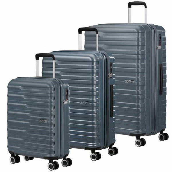 American Tourister Powerstack 3 Piece Luggage Set Spinner Case