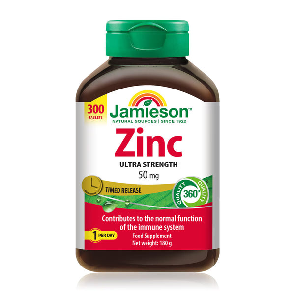 Jamieson Zinc Ultra Strength 50Mg, 300 Count
