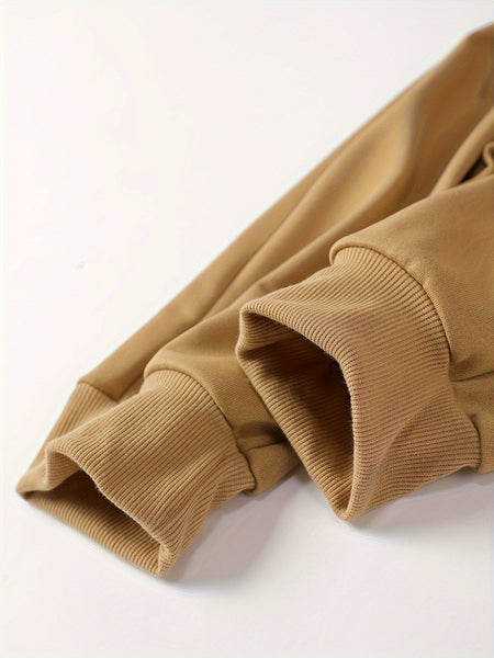 Three-pc Men's Solid Color Plain Elastic Waistband Drawstring Ribbed Cuffed Casual Jogger Pants, Men's Dress Administrative Trousers