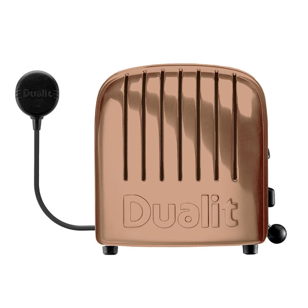 Dualit 4 Slot Classic Toaster with Sandwich Cage in Copper Spray Finish, 40597