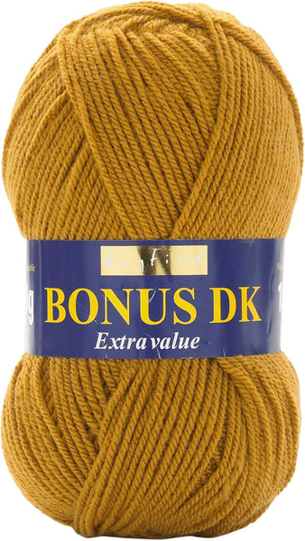 Sirdar Hayfield Bonus DK Double Knitting, White (961), 100G