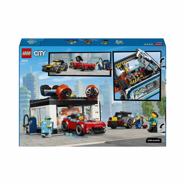 LEGO City Drive-Through Car Wash - Model 60497 (6+ Years)