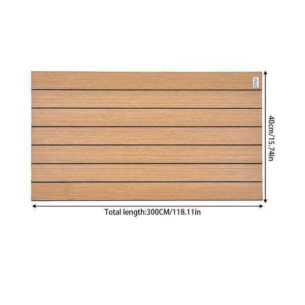 1pc 3D Imitation Wood Grain Grille Wall Panels, 300*40cm, Self-adhesive Vertical Stripe Wall Stickers, Peel and Stick, TV Background Decoration Stickers for Bedroom and Living Room, Kitchen and Bathroom Wall Renovation Stickers, Ideal for Renovating Livin