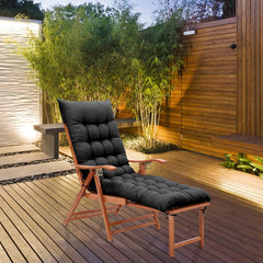 Garden Bench Cushion Chair Cushion, Sun Lounger Cushion Pads 160*50*8cm Thick Garden Recliner Chair Replacement Anti-Slip Cushion Sunbed Cushion 2 3 Seater Seat Pad for Porch Swing Patio Lawn Various Colour Options