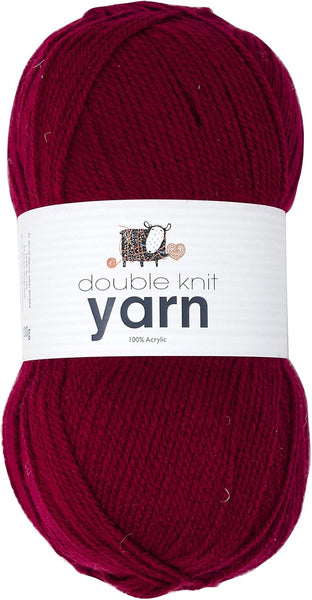 Korbond DK Beige Yarn - 100G Acrylic Wool - Lightweight, Hypoallergenic & Durable Double Knit Crochet Yarn Knitting Wool (290M Total)