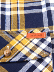New  Brushed Plaid Flannel Men's Long Sleeve Shirt, Two-Tone Design, Thickened Autumn Casual Shirt for Men's Daily Vacation Streetwear, Comfortable Fit