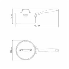 Tramontina Tri-Ply Saucepan, 20Cm