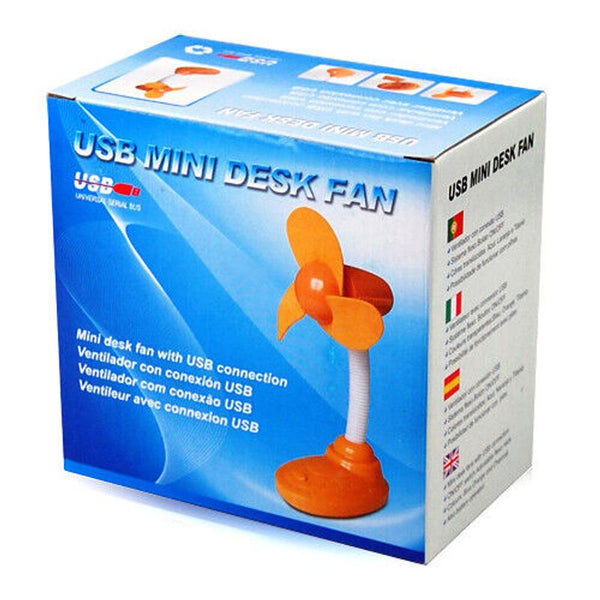 USB Desk Fan Small Electric Quiet Bedroom Quiet Silent Mini Bedroom Desk Office