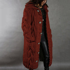 2025 New Fashionable Loose Cardigan for Women in Europe And America, Casual Long Sweater Jacket