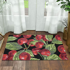 Spring Colourful Hooked Accent Rug in 4 Designs, 56 X 97 Cm