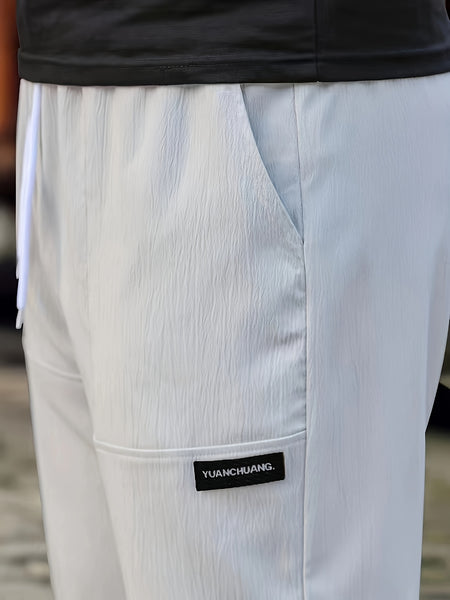 Two-Pc Men'S Casual Pants Men'S Straight-Leg Casual Work Pants Spring And Summer Thin Style