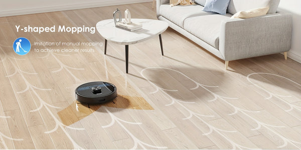 Lubluelu SL60 MAX Robot Vacuum Features a 2.5L Self-Emptying Station, Providing 60 Days of Hands-Free Cleaning. It Boasts a Powerful 4500 Pa Suction, Functions As Both a Vacuum Cleaner And Mop, Includes 24 No-Go Zones