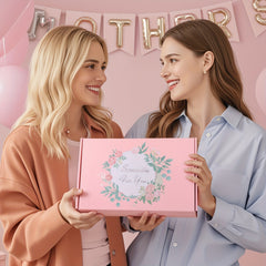 Pink Birthday Gifts for Women - Unique Pampering Gift Baskets, Perfect for Mothers, Wives, Sisters, Girls, Daughters, And Grandmothers - Rose Pamper Gifts, Relaxation Spa Ladies Gifts Self Care Package - Back to School - Valentine's Day Gift Set