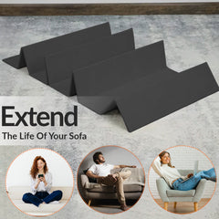Sofa Seat Support Boards, Black Rejuvenator Boards, Sofa Saver, Adjustable/Foldable Sagging Sofa Support 1-2-3 SEATER SAVERS