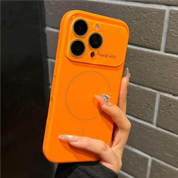 Phone Case - New Colorful Full Lens Protection Phone Case for Iphone 17 Air 16 15 14 13 Pro Max Magnetic Cover