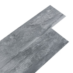 36-Piece Grey Wood Effect Vinyl Flooring Self-Adhesive Floor Planks, 5.0m² PVC Floor Tiles for Living Room, Bedroom, Kitchen, Office