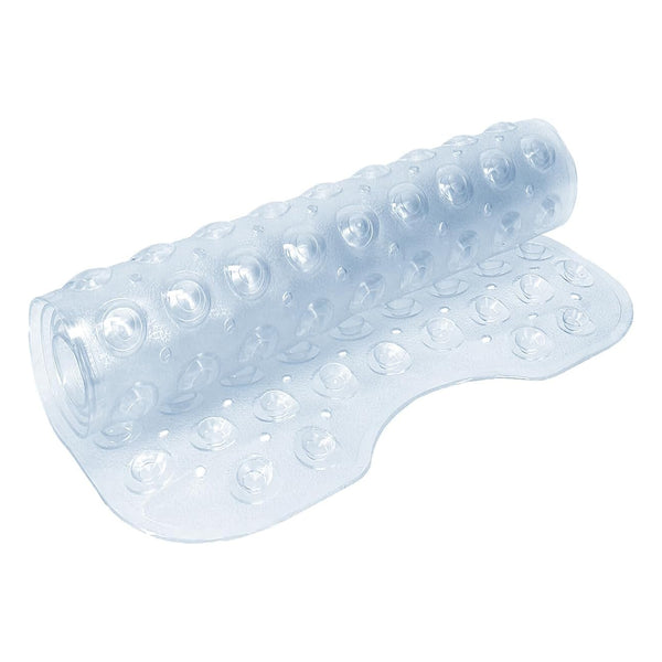 1pc Large Shower Mat – Non-Slip, Strong Suction Cups & Drain Holes, Quick-Dry, Machine Washable, Durable & Comfortable for Bathtub and Bathroom Floor Use
