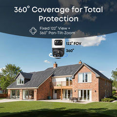 Eufy POE S4 4K Bullet-Ptz Security Camera Add-On 2 Pack