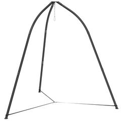 Hanging Chair Stand, Tripod Hammock Chair Stand Only with Chain, Adjustable Height, Weather & Rust Resistant, Load Capacity 150 kg, for Patio, Garden, Black