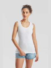 Fruit of the Loom 61376 Ladies' Feminine Fit Sleek Silhouette Valueweight Athletic Vest - Everyday Comfort, Soft Handfeel, Timeless Appeal | Women'S Top