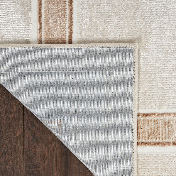 Glitz Cream Border Runner, 69 X 229 Cm